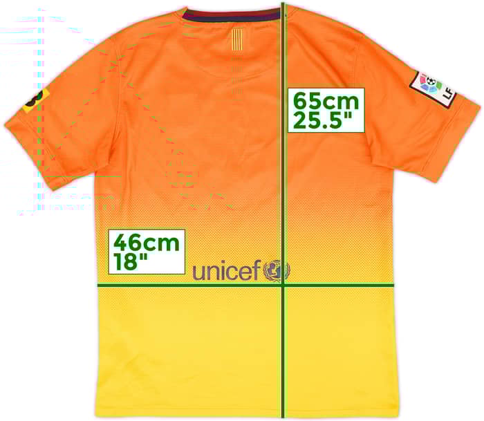 2012-13 Barcelona Away Shirt - 8/10 - (XL.Boys)