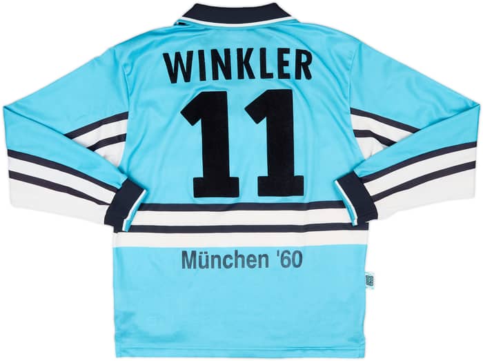 1997-98 1860 Munich Home L/S Shirt Winkler #11 - 7/10 - (S)