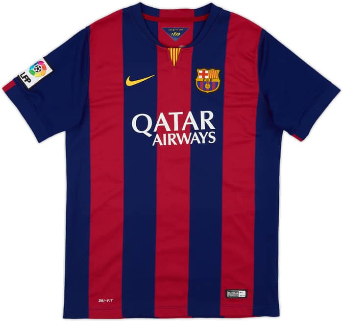 2014-15 Barcelona Home Shirt - 9/10 - (XL.Boys)