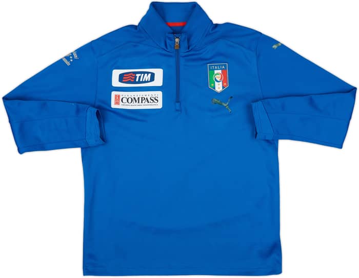 2006-08 Italy 1/4 Zip Training Top - 5/10 - (S)