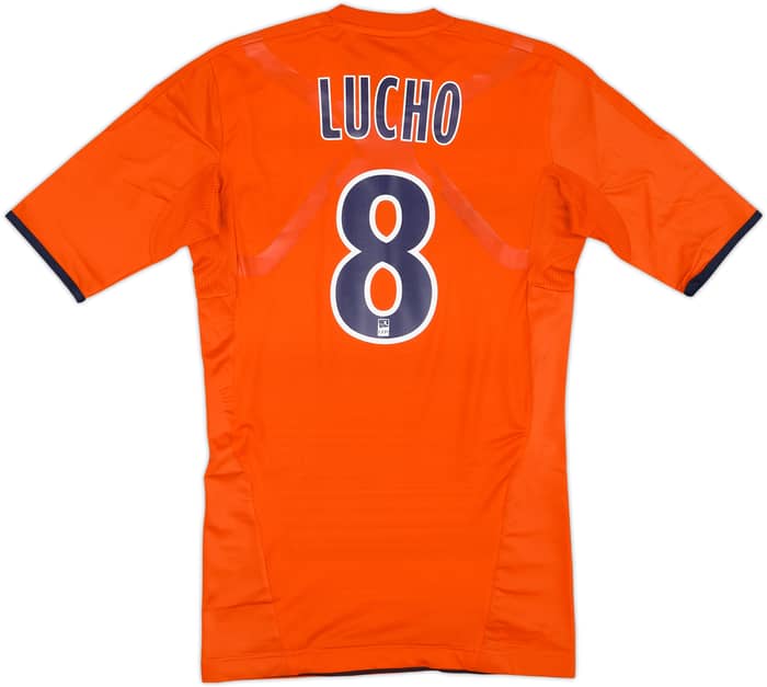 2011-12 Olympique Marseille Player Issue TechFit Third Shirt Lucho #8 (L)