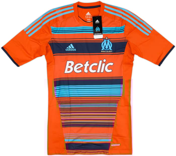 2011-12 Olympique Marseille Player Issue TechFit Third Shirt Lucho #8 (L)