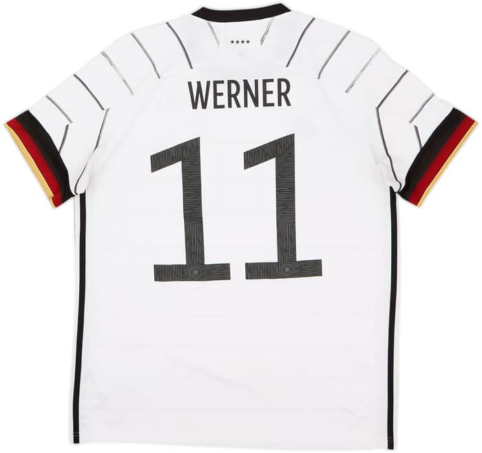 2020-21 Germany Home Shirt Werner #11 - 8/10 - (L)