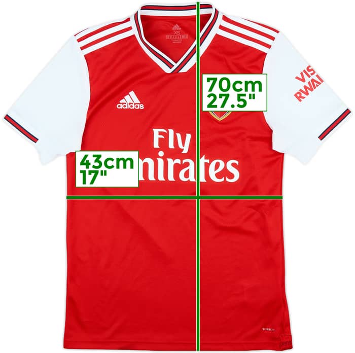 2019-20 Arsenal Home Shirt Saka #77 - 9/10 - (XS)