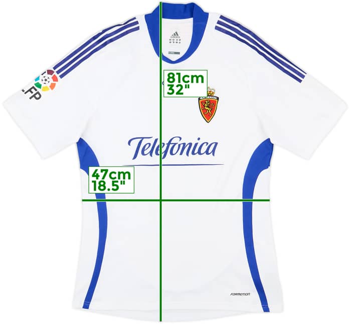 2009-10 Real Zaragoza Home Shirt - 7/10 - (M)