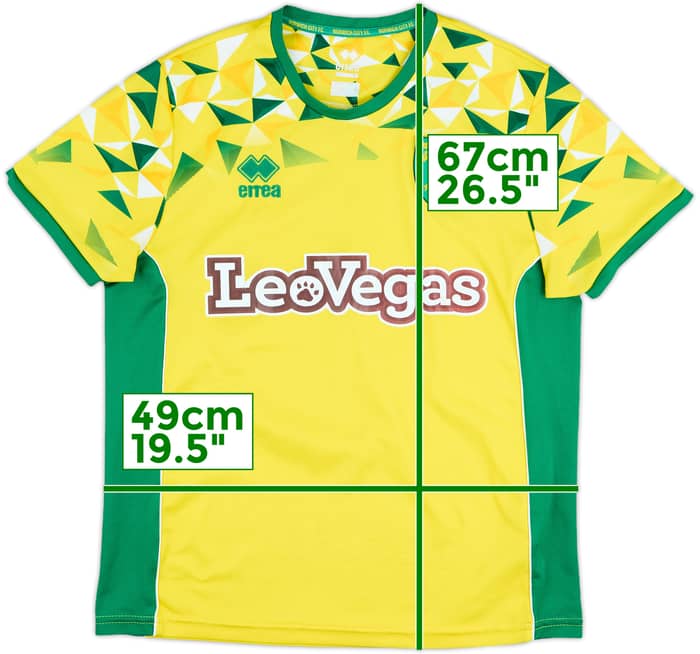 2018-19 Norwich Home Shirt - 5/10 - (S)