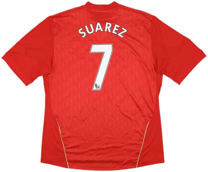 2010-12 Liverpool Home Shirt Suarez #7 - 5/10 - (XL)