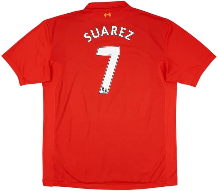2012-13 Liverpool Home Shirt Suarez #7 - 9/10 - (3XL)