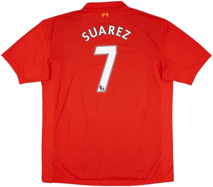2012-13 Liverpool Home Shirt Suarez #7 - 9/10 - (3XL)