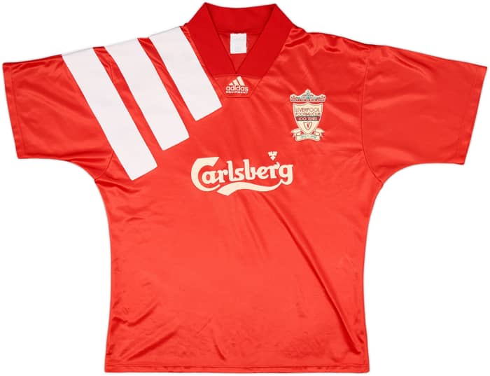 1992-93 Liverpool Centenary Home Shirt - 8/10 - (L/XL)