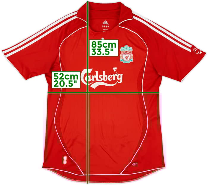 2006-08 Liverpool Home Shirt Bellamy #17 - 7/10 - (L)