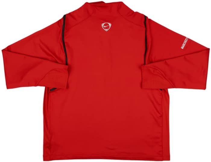 2006-07 Manchester United Nike 1/4 Zip Drill Top - 6/10 - (XL)