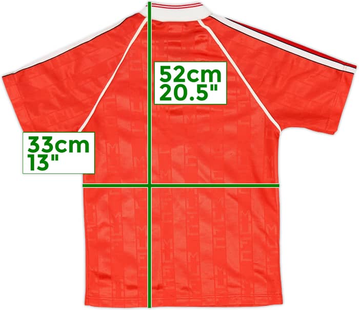 1988-90 Manchester United Home Shirt - 8/10 - (7-8 Years)