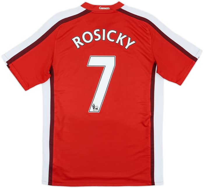 2008-10 Arsenal Home Shirt Rosicky #7 - 7/10 - (S)