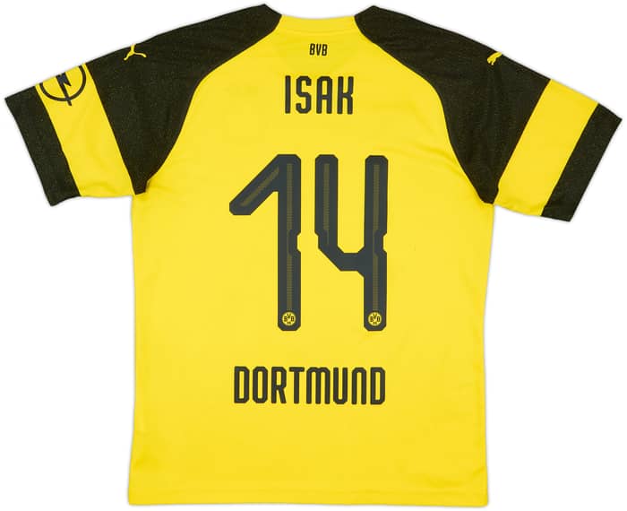 2018-19 Borussia Dortmund Home Shirt Isak #14 - 7/10 - (L)
