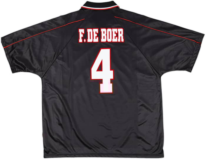 1998-99 Ajax Away Shirt F.De Boer #4 - 10/10 - (XXL)