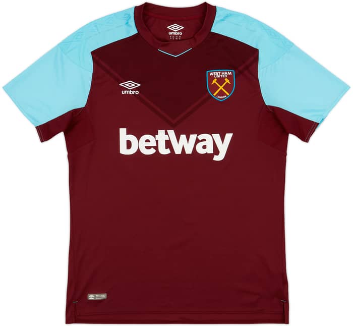 2017-18 West Ham Home Shirt Chicharito #17 - 6/10 - (XL)