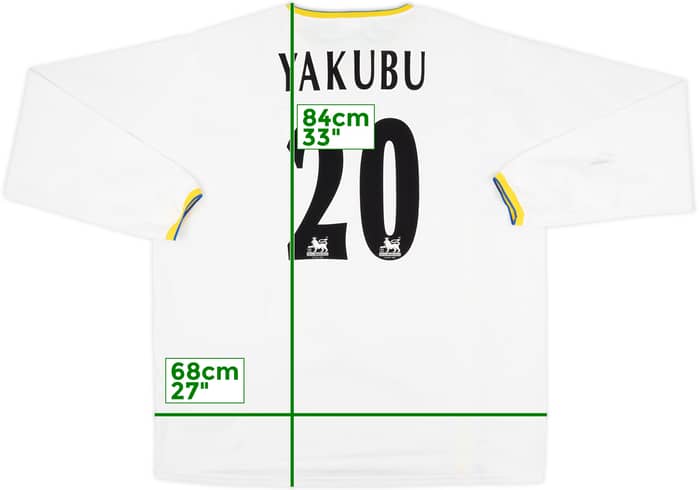 2003-05 Portsmouth Third L/S Shirt Yakubu #20 - 7/10 - (XXL)