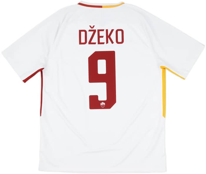2017-18 Roma Away Shirt Dzeko #9 - 8/10 - (L)