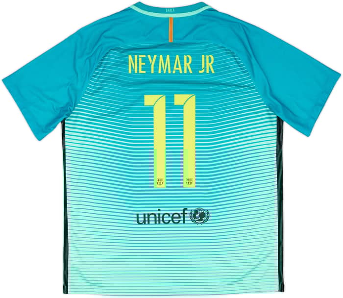2016-17 Barcelona Third Shirt Neymar Jr #11 - 9/10 - (XL)