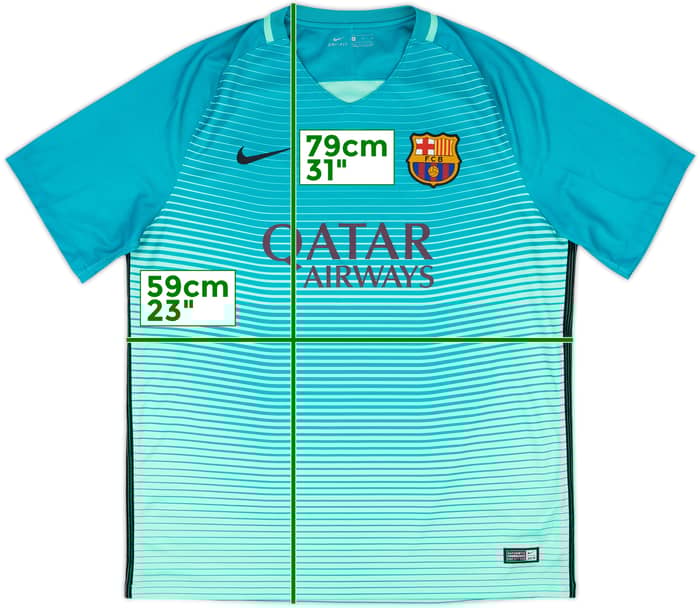 2016-17 Barcelona Third Shirt Neymar Jr #11 - 9/10 - (XL)