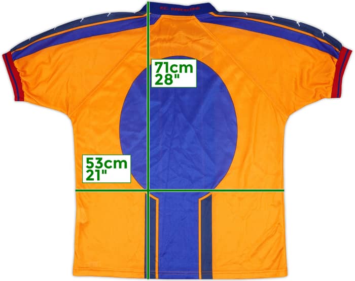 1997-98 Barcelona Away Shirt - 9/10 - (M)