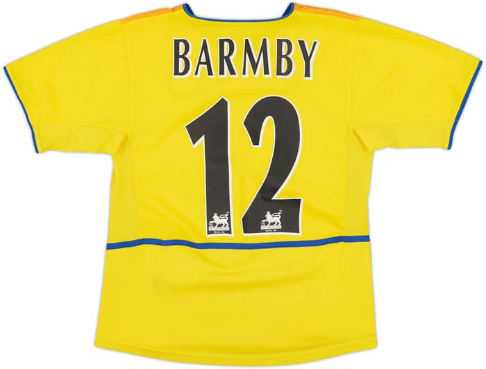 2002-03 Leeds United Away Shirt Barmby #12 - 6/10 - (L.Boys)