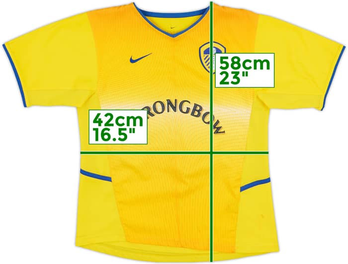 2002-03 Leeds United Away Shirt Barmby #12 - 6/10 - (L.Boys)