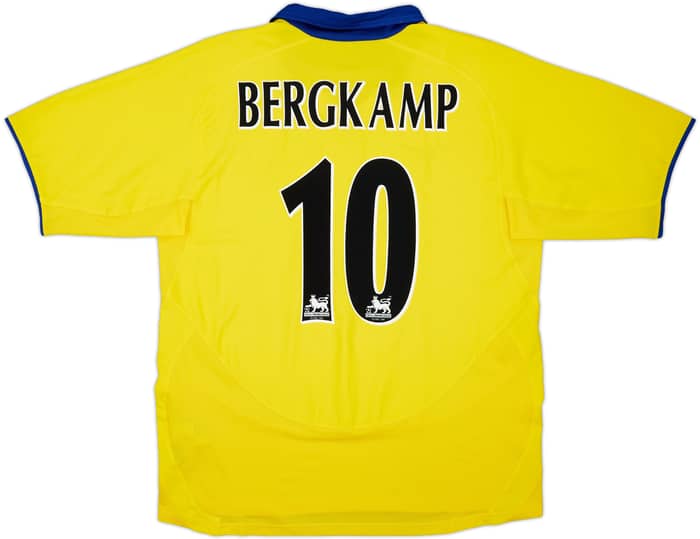 2003-05 Arsenal Away Shirt Bergkamp #10 - 9/10 - (L)