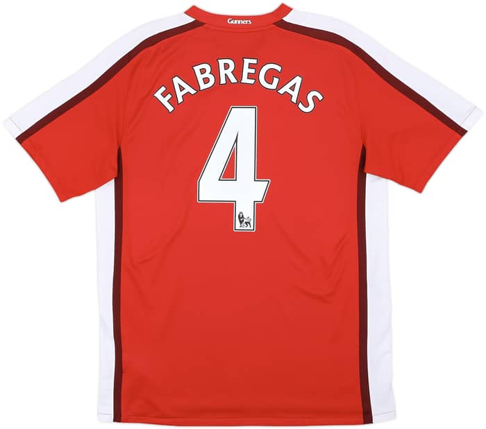 2008-10 Arsenal Home Shirt Fabregas #4 - 8/10 - (M)