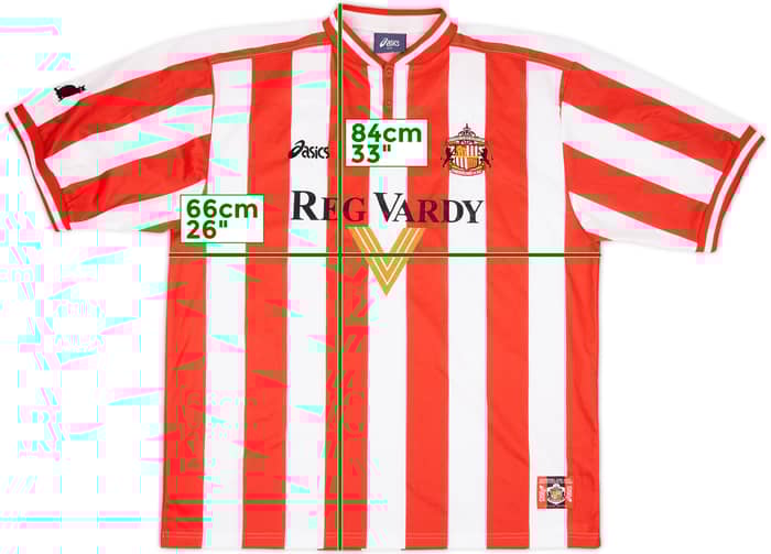 1999-00 Sunderland Home Shirt Quinn #9 - 7/10 - (XXL)