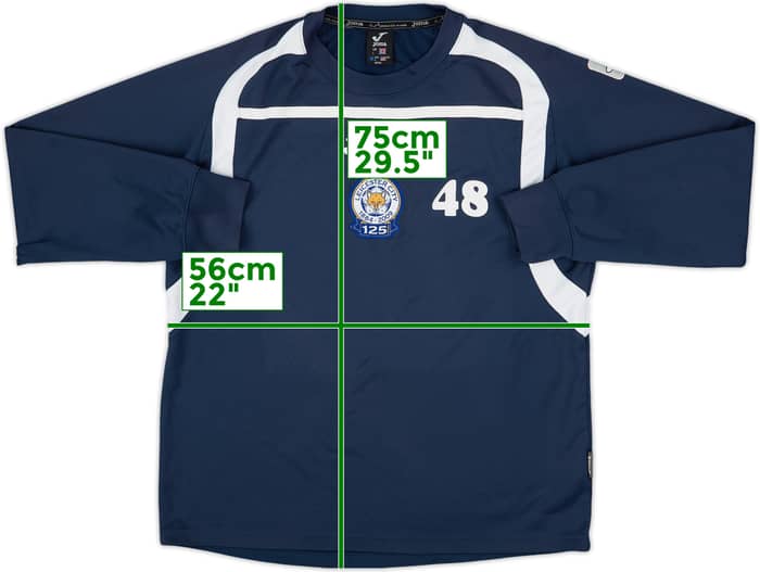2009-10 Leicester Player Issue Joma Sweat Top #48 - 8/10 - (L)