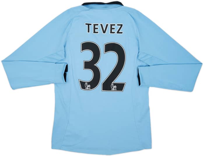 2012-13 Manchester City Home L/S Shirt Tevez #32 - 7/10 - (S)