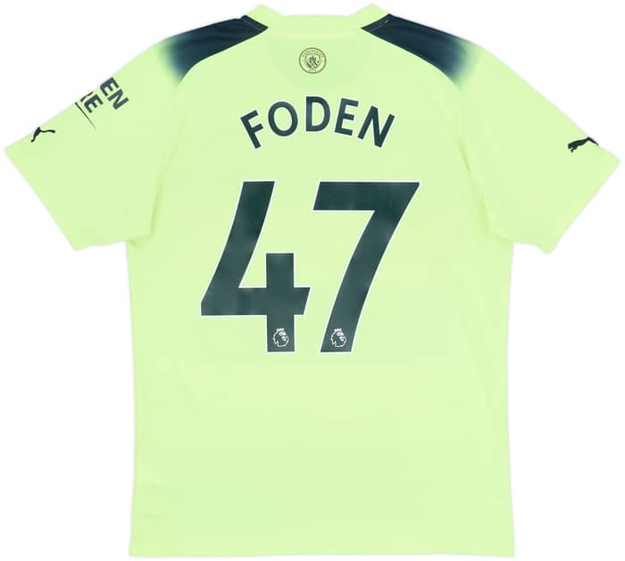 2022-23 Manchester City Third Shirt Foden #47 - 8/10 - (M)