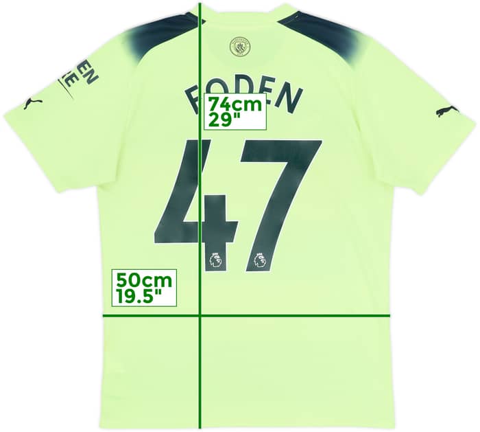 2022-23 Manchester City Third Shirt Foden #47 - 8/10 - (M)
