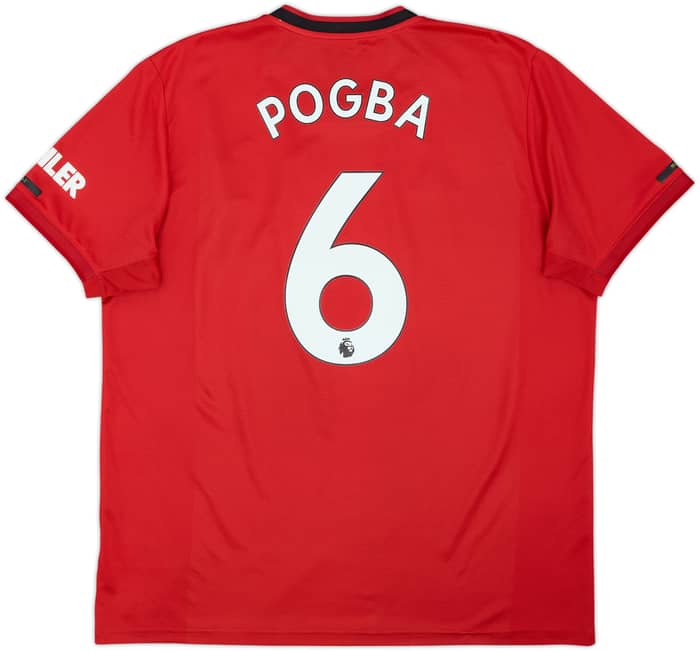 2019-20 Manchester United Home Shirt Pogba #6 - 6/10 - (XL)