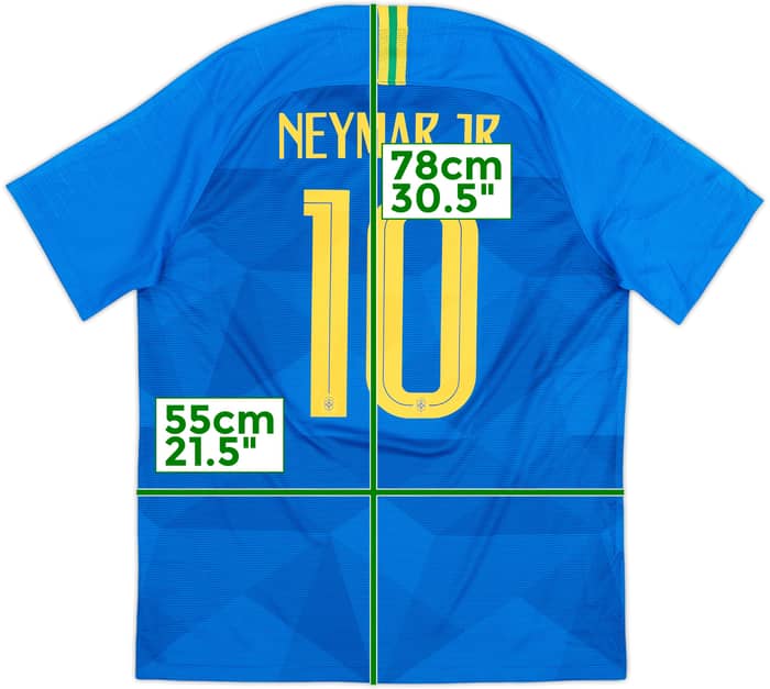2018-19 Brazil Away Shirt NeymarJ#10 - 9/10 - (L)