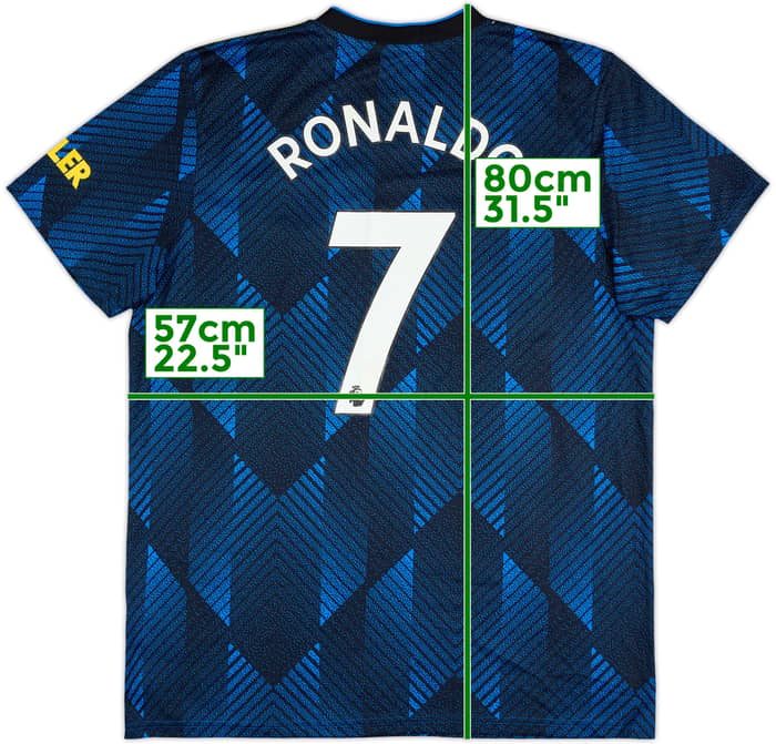 2021-22 Manchester United Third Shirt Ronaldo #7 - 8/10 - (XL)