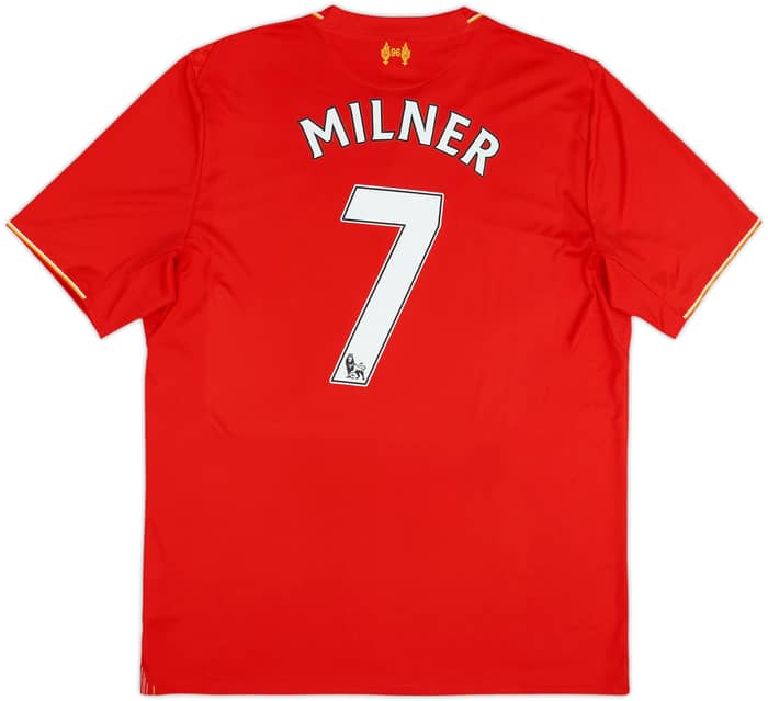 2015-16 Liverpool Home Shirt Milner #7 - 6/10 - (L)