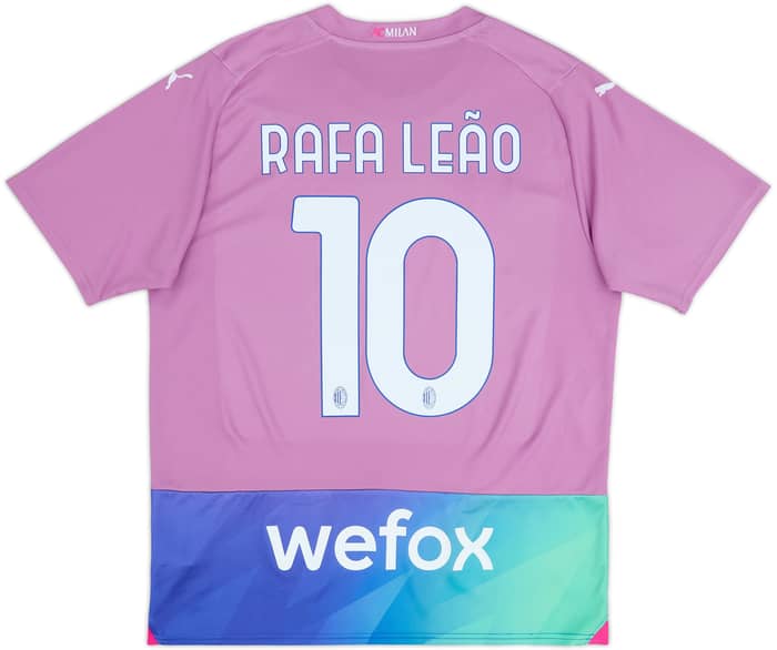 2023-24 AC Milan Third Shirt Rafa Leao #10 - 9/10 - (L)