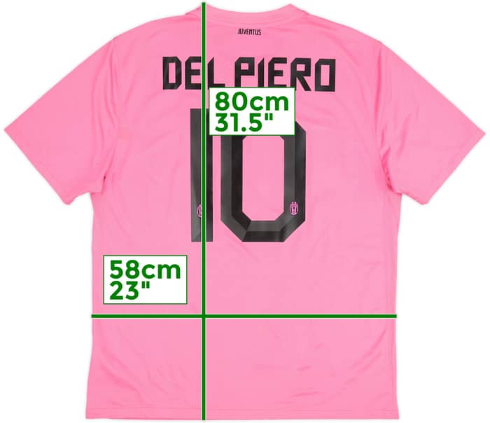 2011-13 Juventus Away Shirt Del Piero #10 - 10/10 - (XL)