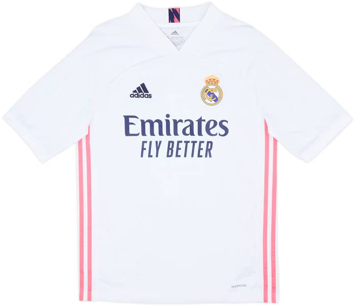 2020-21 Real Madrid Home Shirt Sergio Ramos #4 - 8/10 - (15-16 Years)