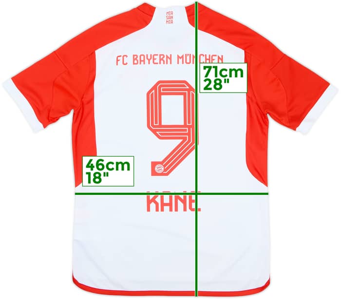 2023-24 Bayern Munich Home Shirt Kane #9 - 7/10 - (15-16 Years)