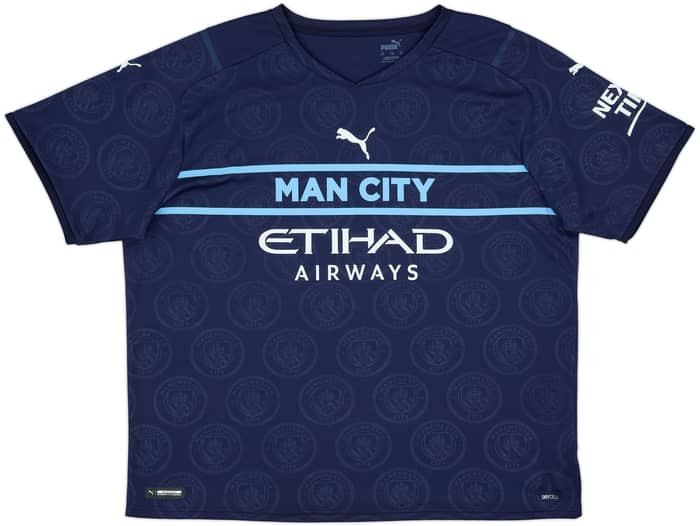 2021-22 Manchester City Third Shirt De Bruyne #17 - 8/10 - (XXL)