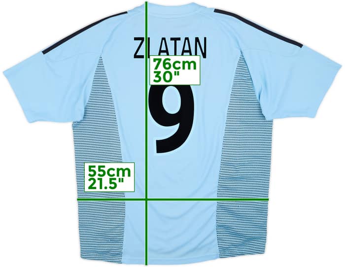 2002-03 Ajax Away Shirt Zlatan #9 - 6/10 - (L)