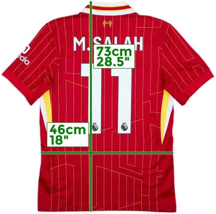 Camiseta de local del Liverpool 2024-25 M.Salah #11 - 8/10 - (S)