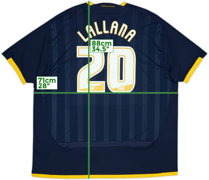 2009-10 Southampton Away Shirt Lallana #20 - 8/10 - (4XL)
