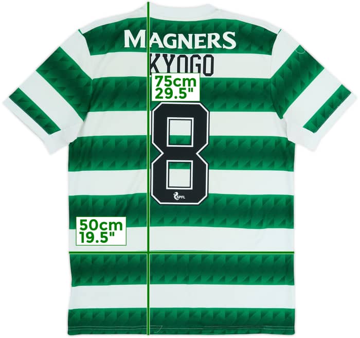 2022-23 Celtic Home Shirt Kyogo #8 - 5/10 - (M)