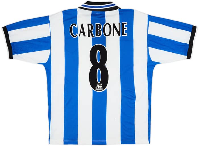 1997-99 Sheffield Wednesday Home Shirt Carbone #8 - 7/10 - (M)
