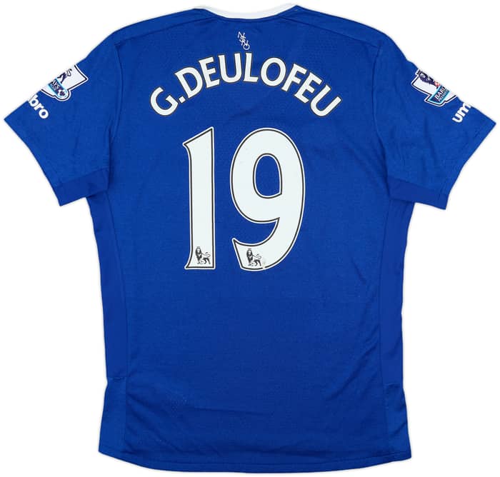 2015-16 Everton Home Shirt G.Deulofeu #19 - 7/10 - (M)